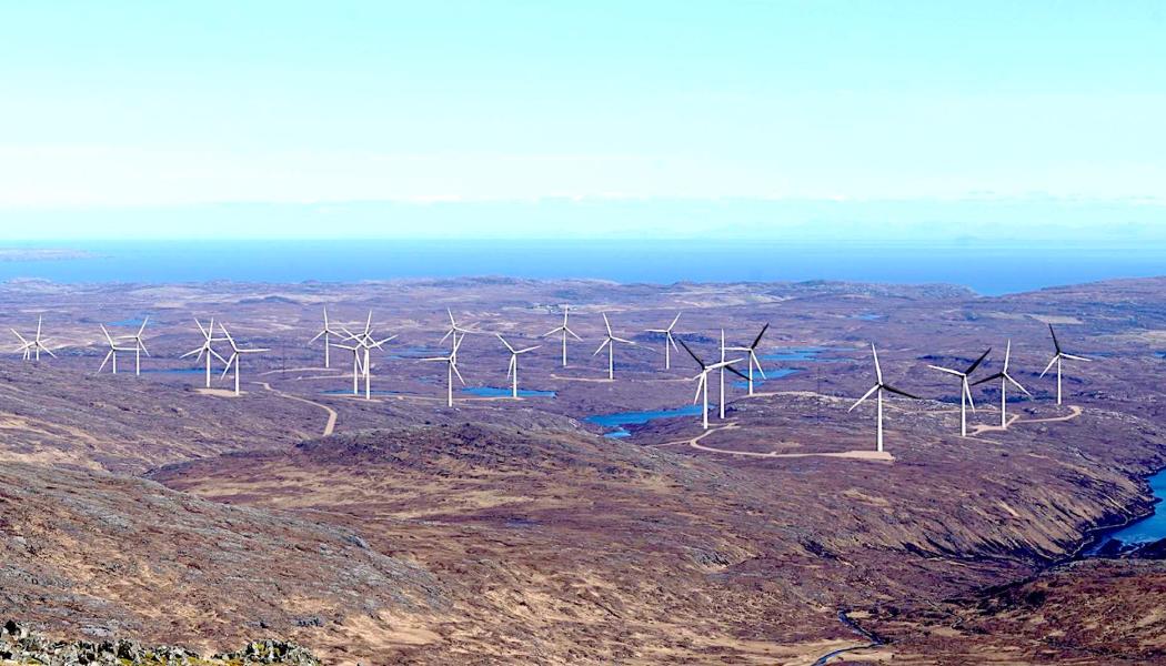  Isle of Lewis i Skottland. Illustration: Eurowind Energy