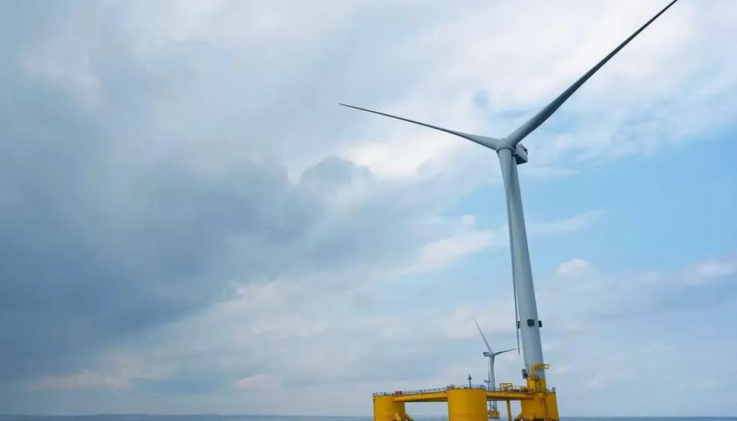Cenos-projektet framskrider vid skotska kusten. Foto: Flotation Energy
