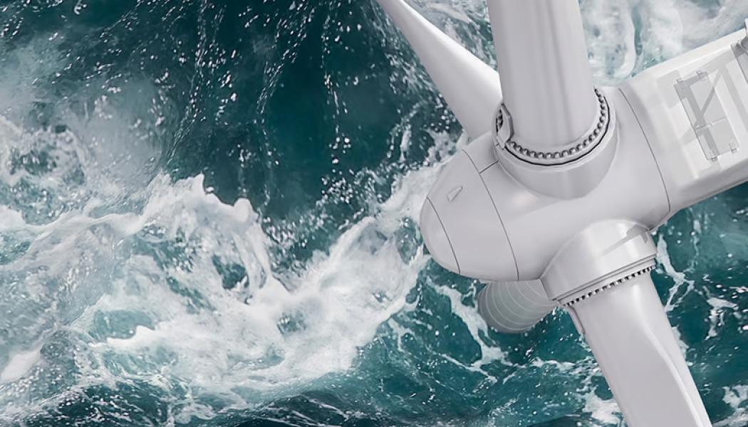 Vattenfalls offshore-turbin. Foto Vattenfall
