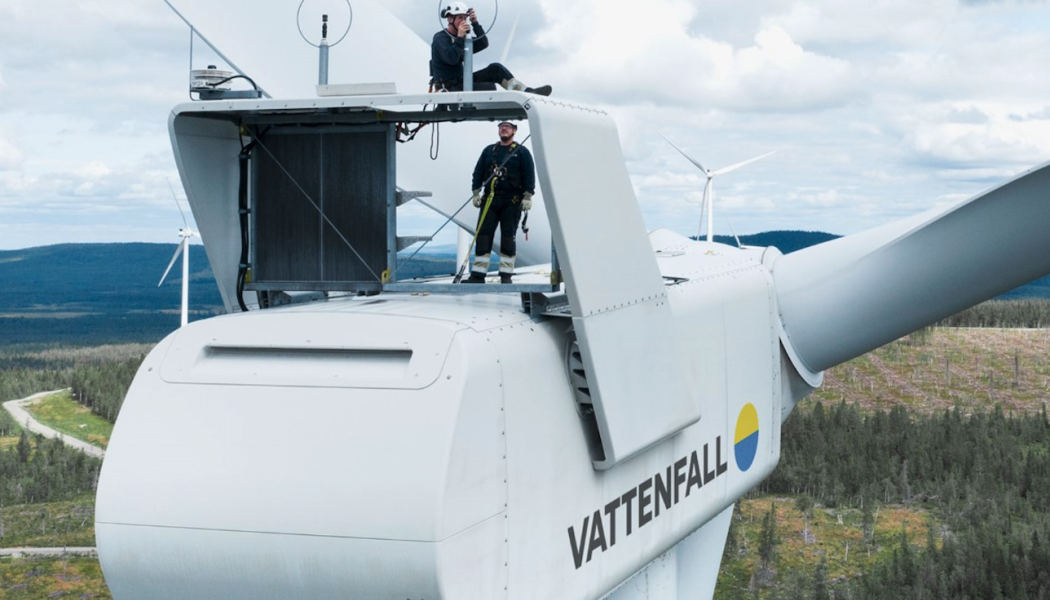 De nya vindturbinerna kommer att bli 200 meter höga. Foto: Vattenfall