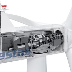 Stål och järn utgör 80-90 procent av en vindturbiners materialmassa och cirka 50 procent av turbinens totala livscykelutsläpp. Foto: Vestas