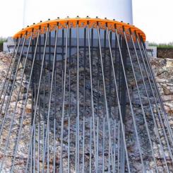 Konceptbild på lösningen för bergsförankring. Foto: Proplate