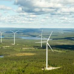 LoisteKivivaara-Peuravaara vindpark. Foto: Rejlers