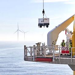 Stoppad vindkraftspark. Revolution Wind är ett av flera havsbaserade vindkraftsprojekt i USA som nu riskerar förseningar efter myndighetsbeslut och rättsliga tvister. Foto: Ørsted