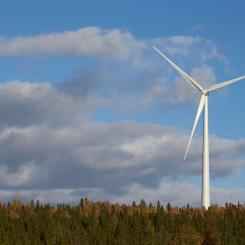 Vindkraft Statkraft. Pressbild: LKAB