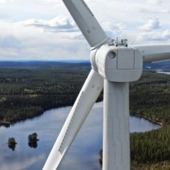 Vindkraftverk_Länsmansberget. Foto: Tekniska verken i Linköping