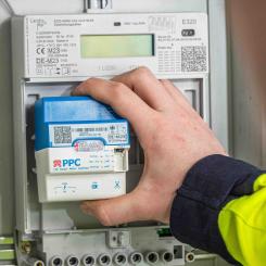 Kostnaden för en Smart Meter för tyska hushåll är begränsad till 20 euro per år, vilket innebär att nätbolagen tvingas stå för resten av kostnaden. Foto: EWE-NETZ