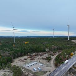 Femstenaberg Energyi Park. Pressbild: Rabbalshede Kraft AB