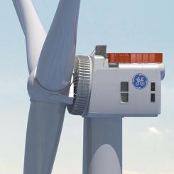 GE’s Haliade-X offshore vindturbin. Foto: General Electrics