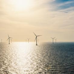 Efter förfrågan från Eolus utreder Göteborg Energi Nät nu möjligheten att ansluta vindkraftsparken Västvind direkt till Göteborgs lokala elnät vid Göteborgs hamn. Foto: Göteborgs Energi