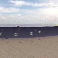 Havsbaserad vindkraft. Bild: Freja Offshore