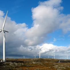 Statkrafts vindfarm Hiltra. Foto: Statkraft, kredit Flickr Pro, Paige Johnson