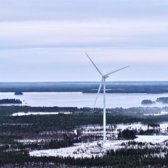 Lestijärvi Vindpark OX2. Foto: Antti Heikkilä