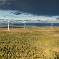 Onshore-vindkraft i Serbien. Foto: Siemens Gamesa