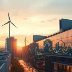 Siemens Energys huvudkontor i gryningen. Foto: Siemens Energy