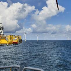 Storebrand Infrastructure Fund förvärvar en andel i He Dreiht, en 960 MW havsbaserad vindkraftspark i tyska Nordsjön. Foto: Storebrand