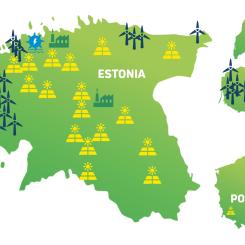 Enefit är aktiv även i Lettland, Litauen, Polen och Finland. Bild: Enefit
