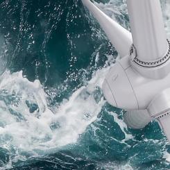 Vattenfalls offshore-turbin. Foto Vattenfall