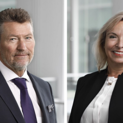 Anne Gynnerstedt och Torbjörn Wahlborg lämnar Vattenfalls koncernledning. Foto: Vattenfall