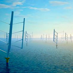 Vertikala axlar kan även fånga vind från alla riktningar, vilket kan leda till en mer jämn elproduktion oavsett vindförhållanden. Foto: Albatross Technology