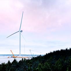 SBMT kommer att bli en av de största hamnanläggningarna i landet för offshore-vind och en navpunkt för vindkraft i världsklass. Här kommer V236-15.0 MW-turbinerna att förberedas för installation, inklusive förmontering, lastning och transport av komponenter och verktyg inför själva driftsättningen till havs. Foto: Vestas
