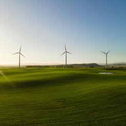 Landbaserad vindkraft. Foto: Zac Wolff / Unsplash